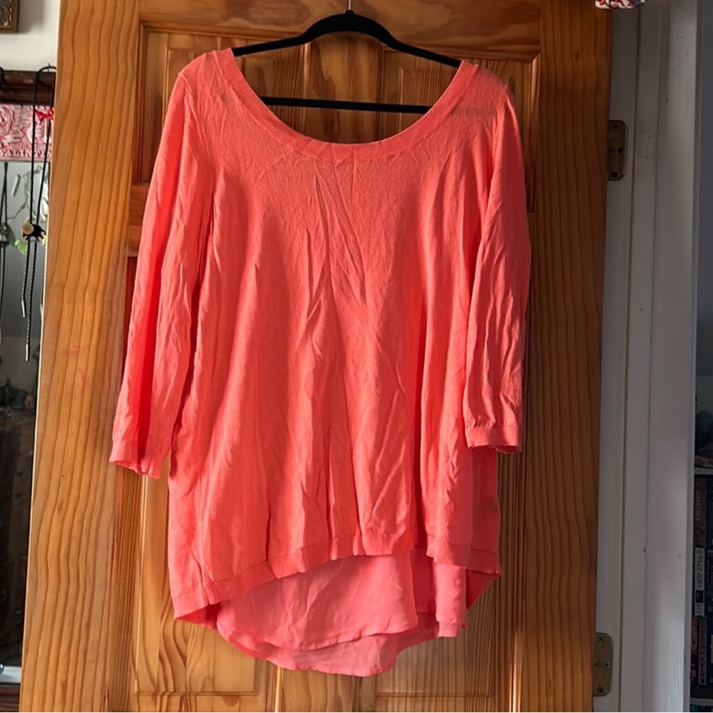 Torrid Coral/Pink Blouse